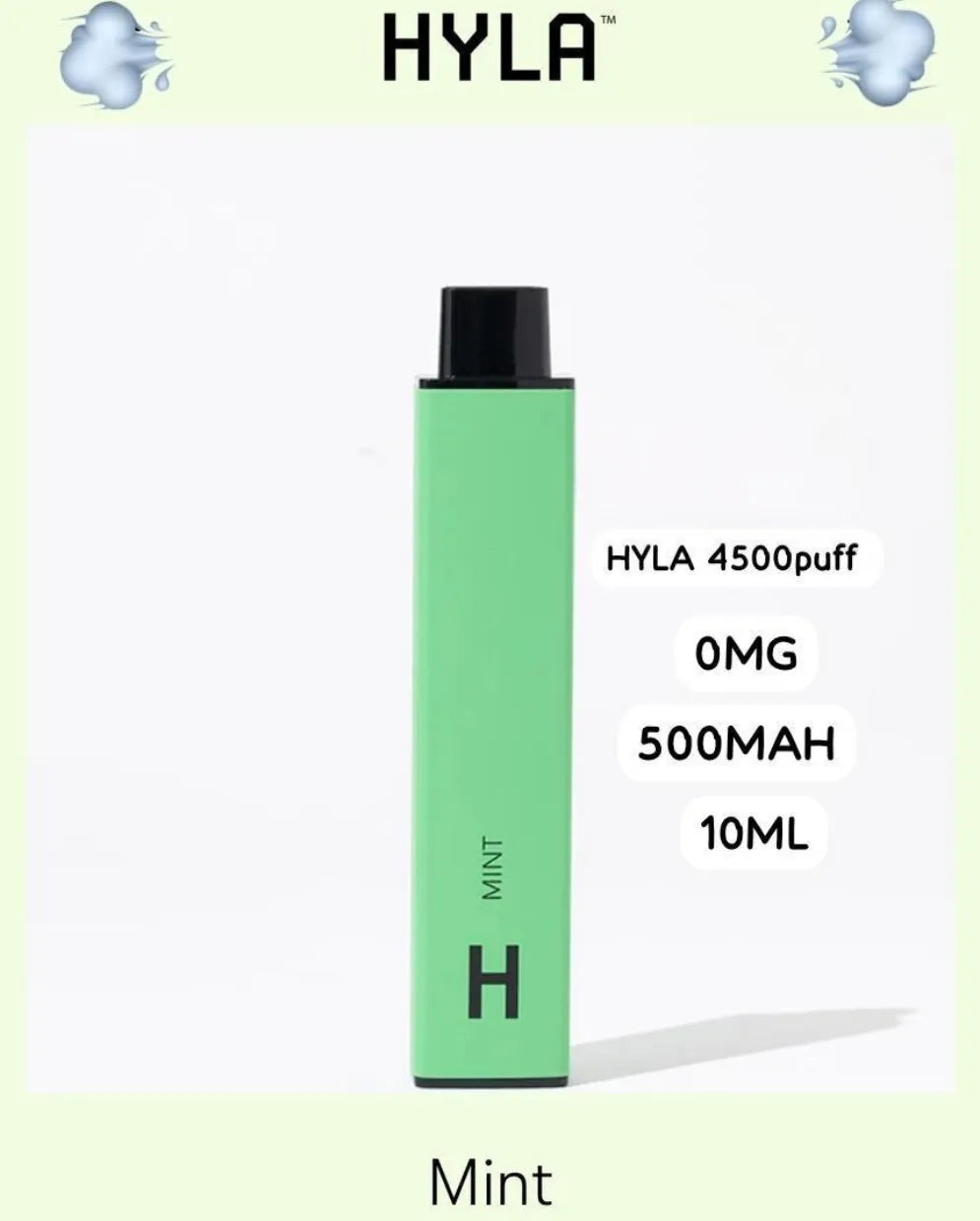 Hyla Dopa 4500 Puffs 0% Nicotine Disposable Vape in Dubai