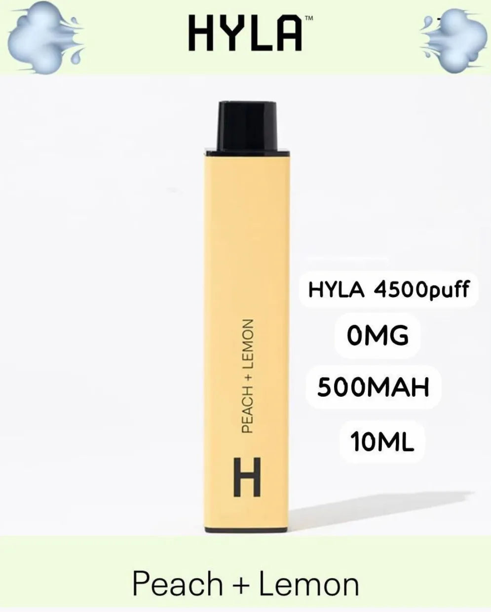 Hyla Dopa 4500 Puffs 0% Nicotine Disposable Vape in Dubai