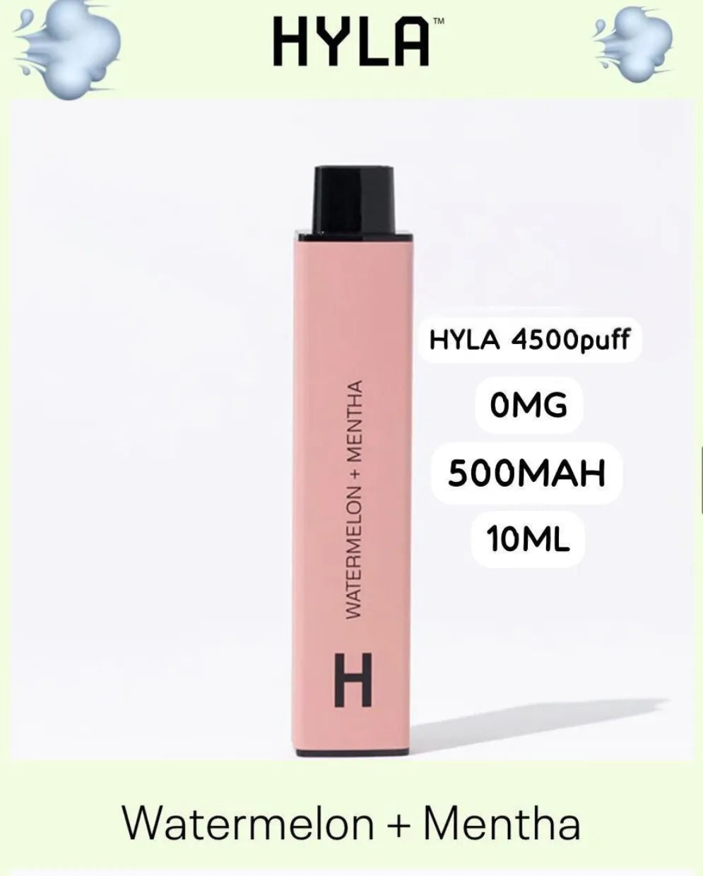 Hyla Dopa 4500 Puffs 0% Nicotine Disposable Vape in Dubai