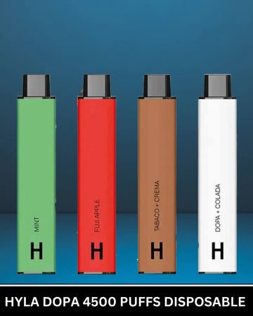 Hyla Dopa 4500 Puffs 0% Nicotine Disposable Vape in Dubai
