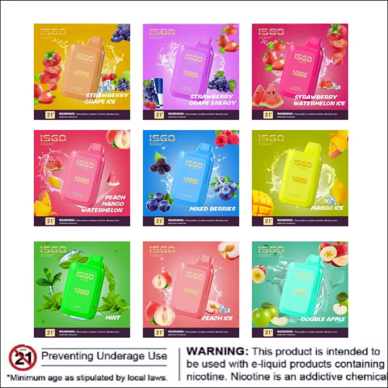 ISGO Bar 10000 Puffs Disposable Vape in Dubai, UAE
