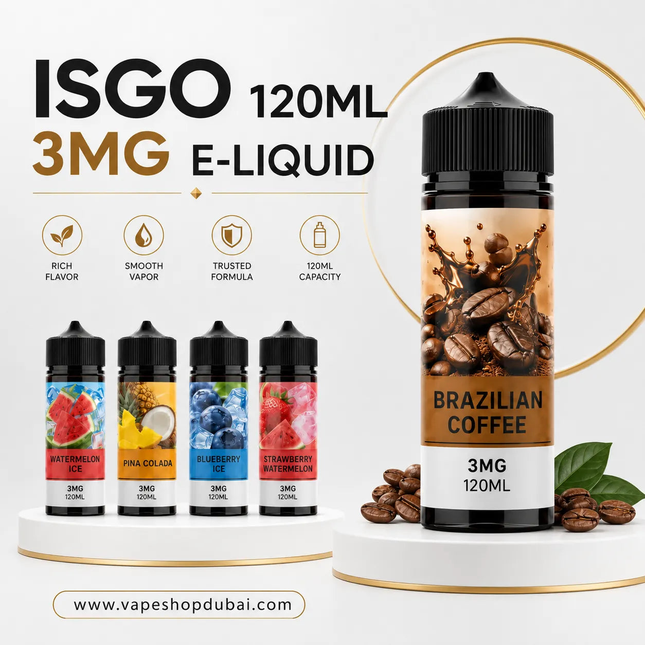 ISGO 120ML E Liquid In Dubai