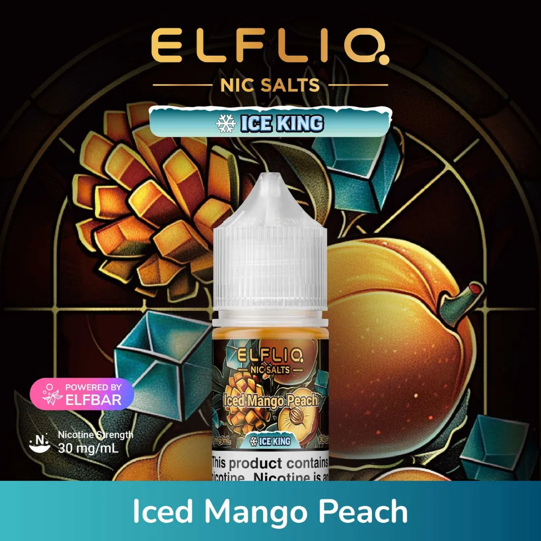 Elfliq Nic Salts Ice King 30ml E-liquid by Elf Bar in Dubai, UAE