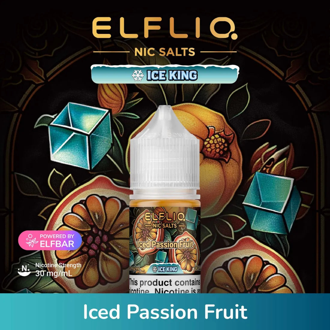 Elfliq Nic Salts Ice King 30ml E-liquid by Elf Bar in Dubai, UAE