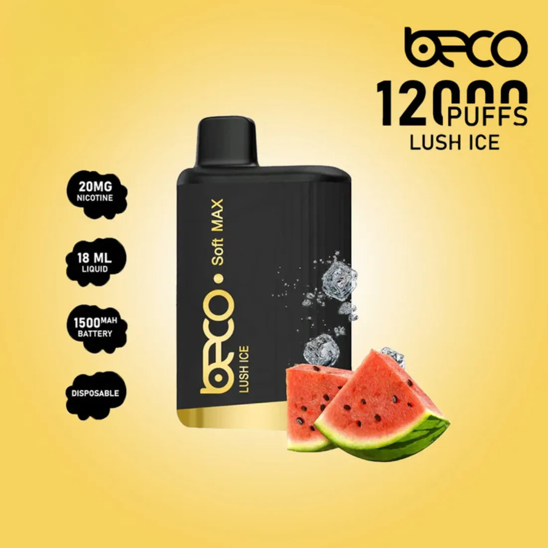 Beco Soft Max 12000 Puffs Disposable Vape 20mg in Dubai, UAE