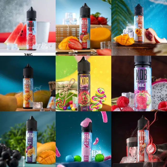 MEGA 60ml E-Liquid 12mg Vape Juice in Dubai