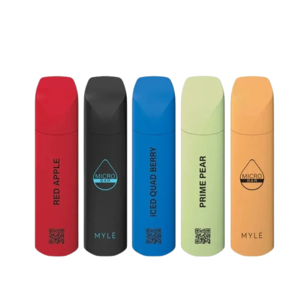 Myle Micro Bar 1500 Puffs 2% Disposable Vape 20mg