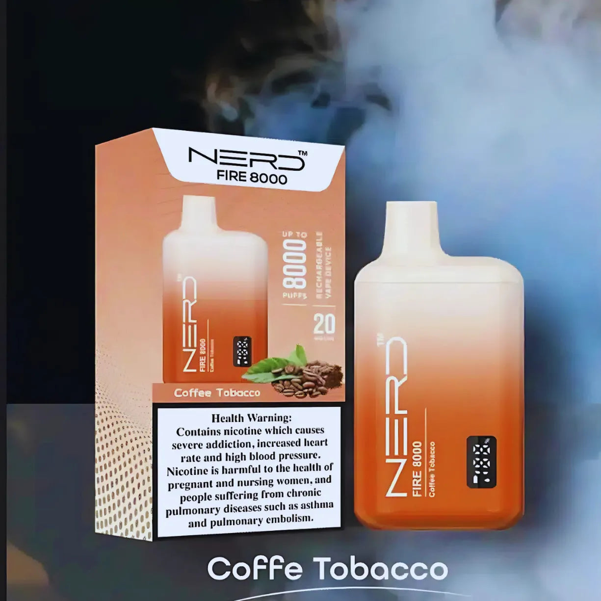 Nerd Fire 8000 Puffs Disposable Vape 2% Nicotine in UAE