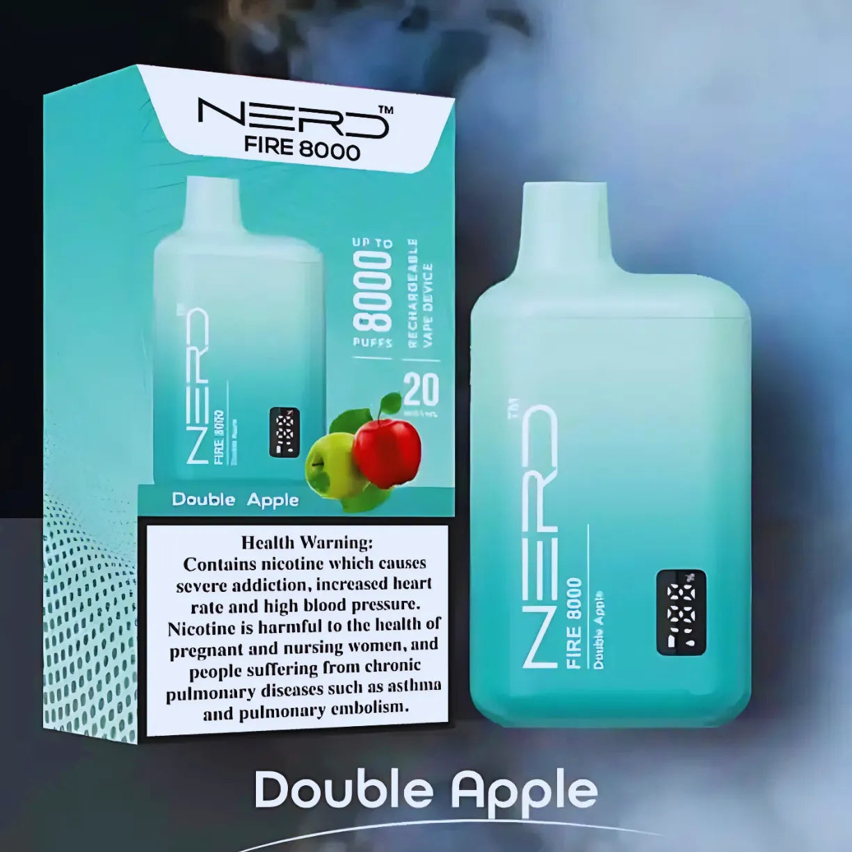 Nerd Fire 8000 Puffs Disposable Vape 2% Nicotine in UAE