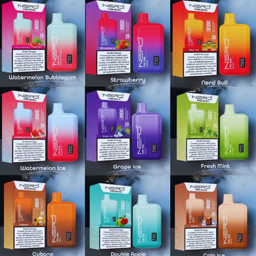 Nerd Fire 8000 Puffs Disposable Vape 2% Nicotine in UAE