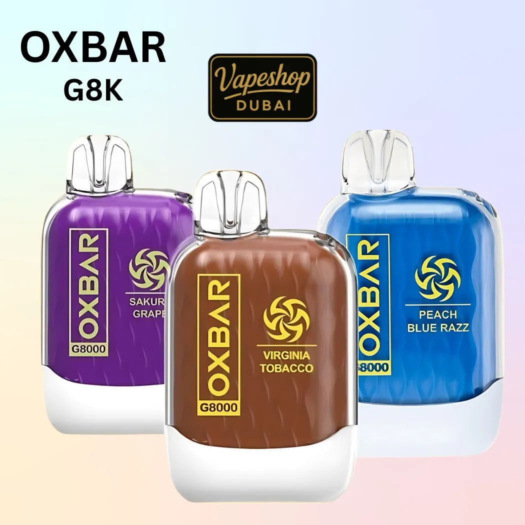 OXBAR G8000 Puffs Disposable Vape 50mg in Dubai, UAE