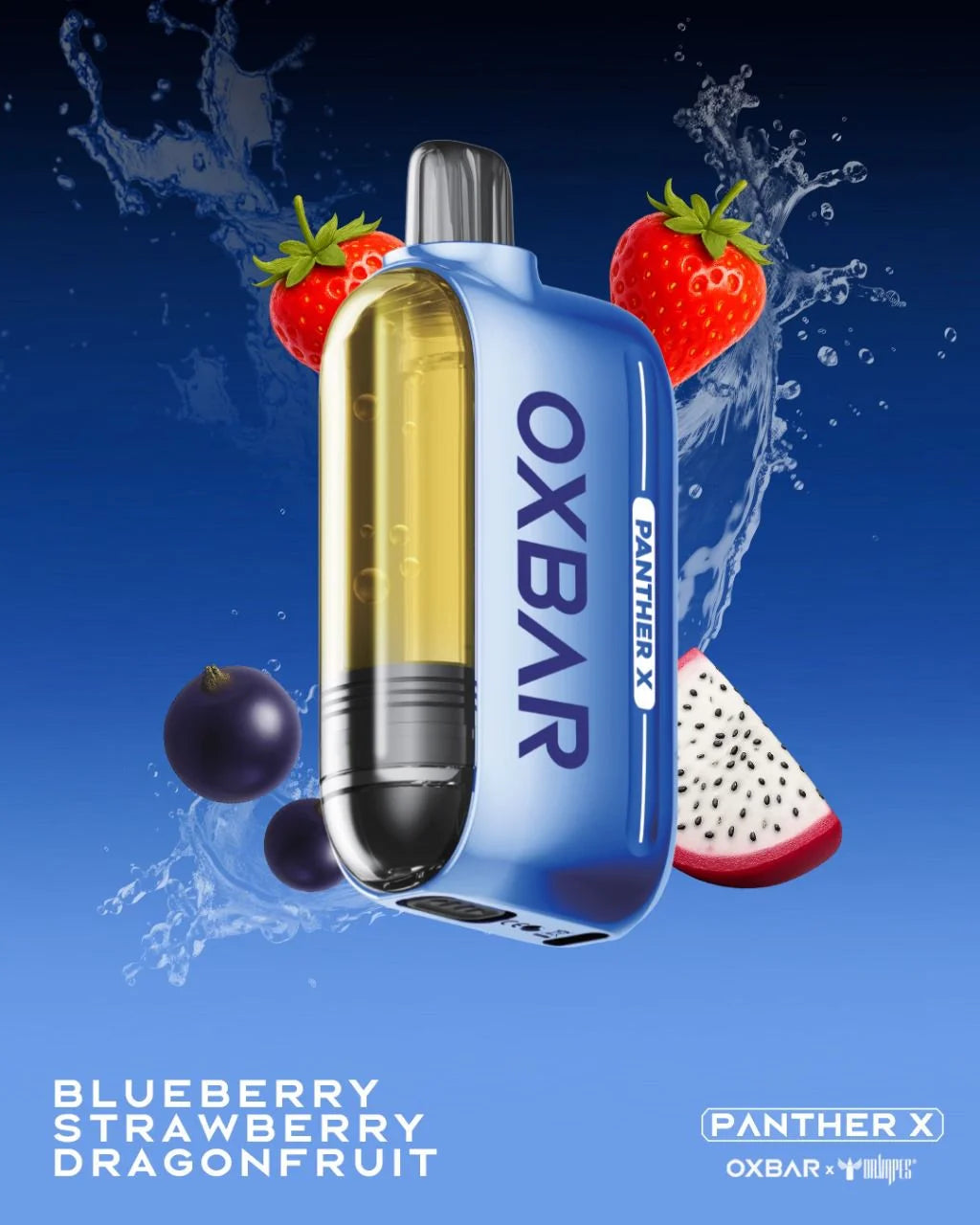 Oxbar Panther blueberry strawberry dragonfruit 