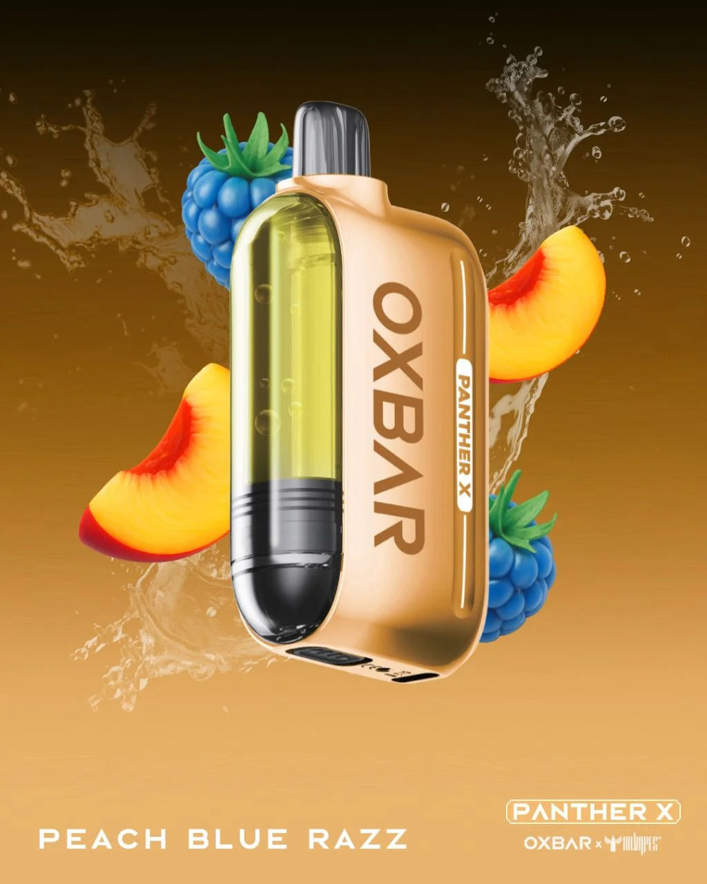Oxbar Panther peach blue razz