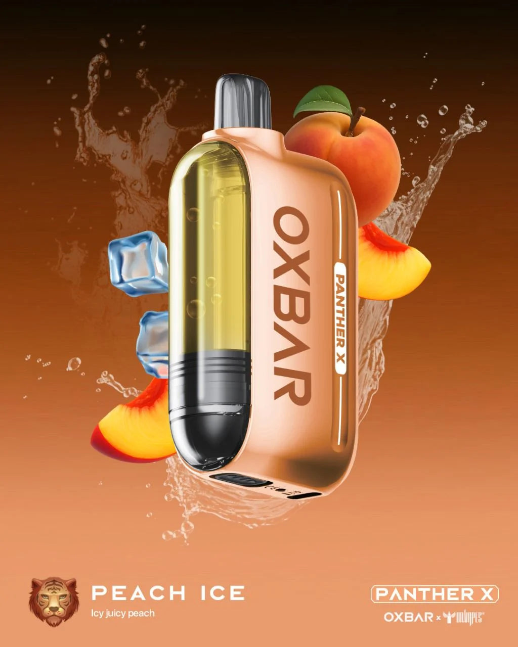 Oxbar Panther peach ice 