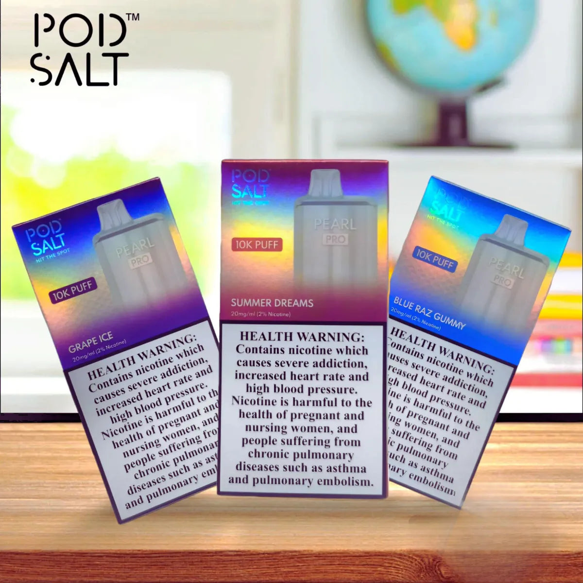 Pod Salt Pearl Pro 10000 Puffs Disposable Vape in Dubai, UAE