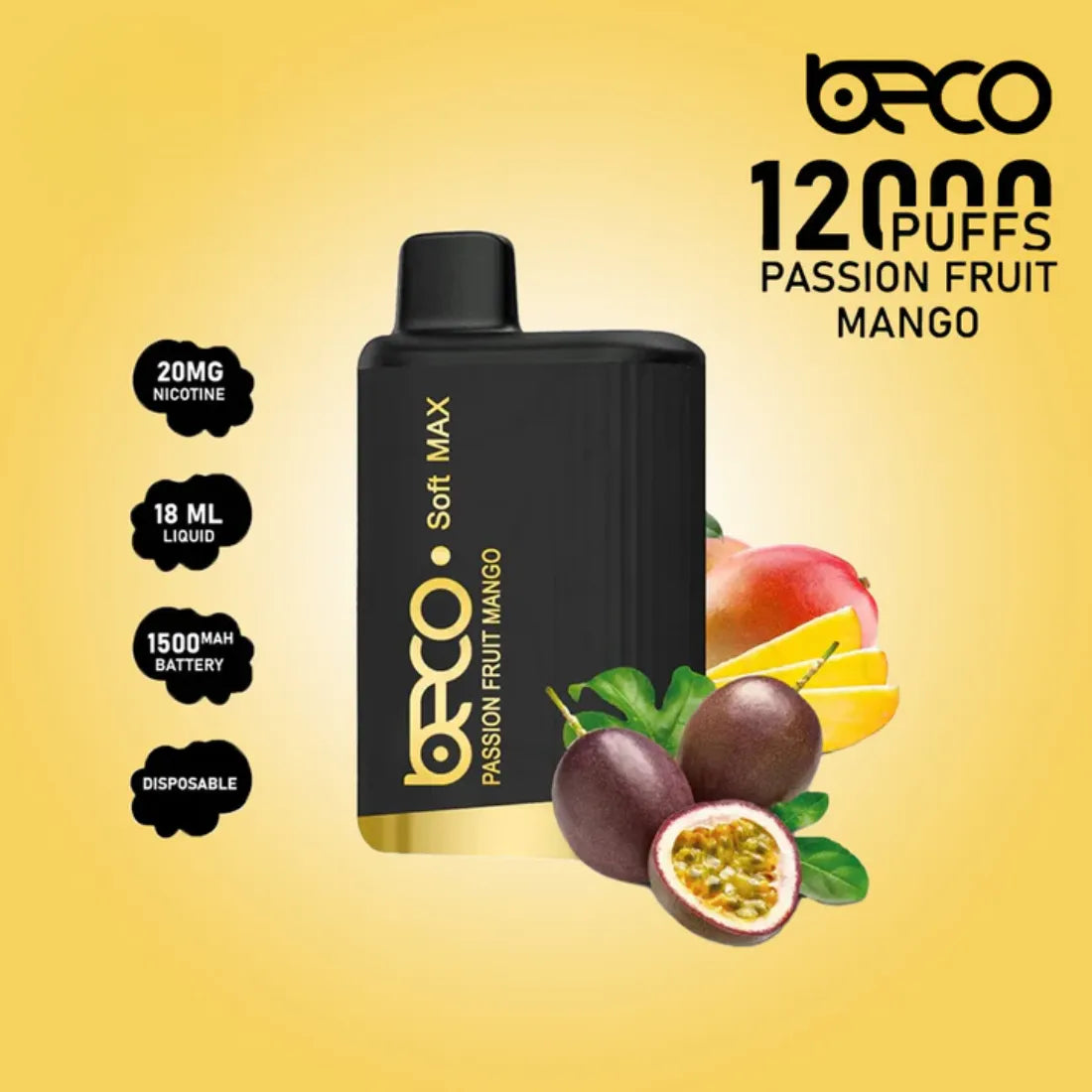 Beco Soft Max 12000 Puffs Disposable Vape 20mg in Dubai, UAE