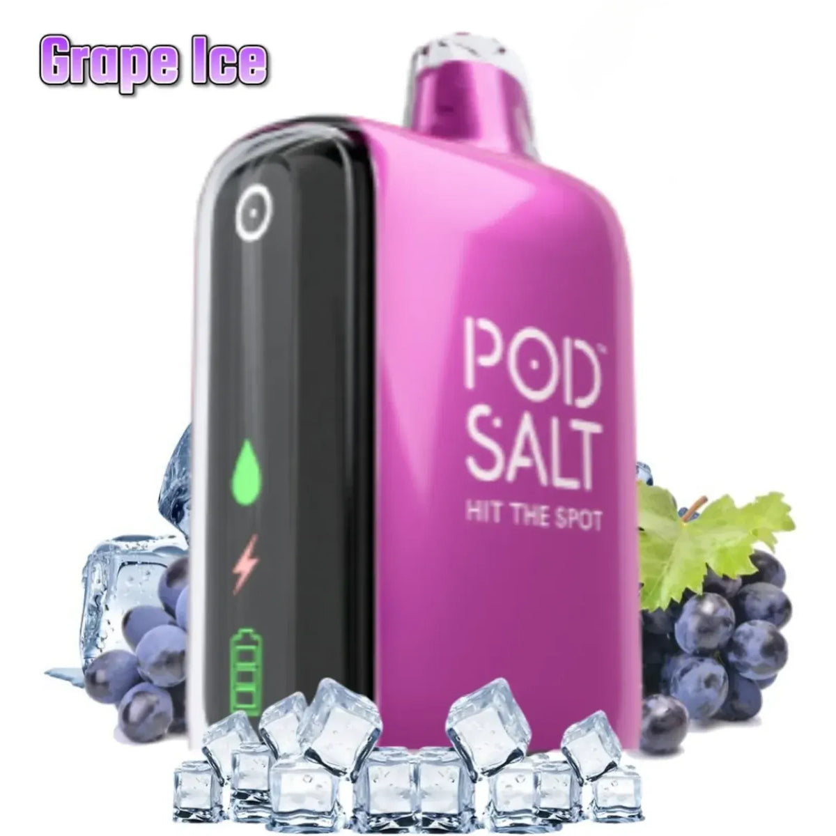 POD SALT grape ice 15000 puffs  disposable vape device