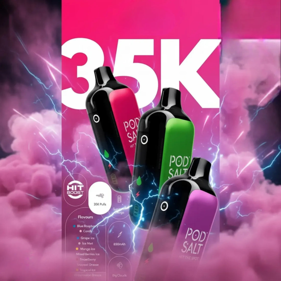Pod Salt 35K Disposable Vape