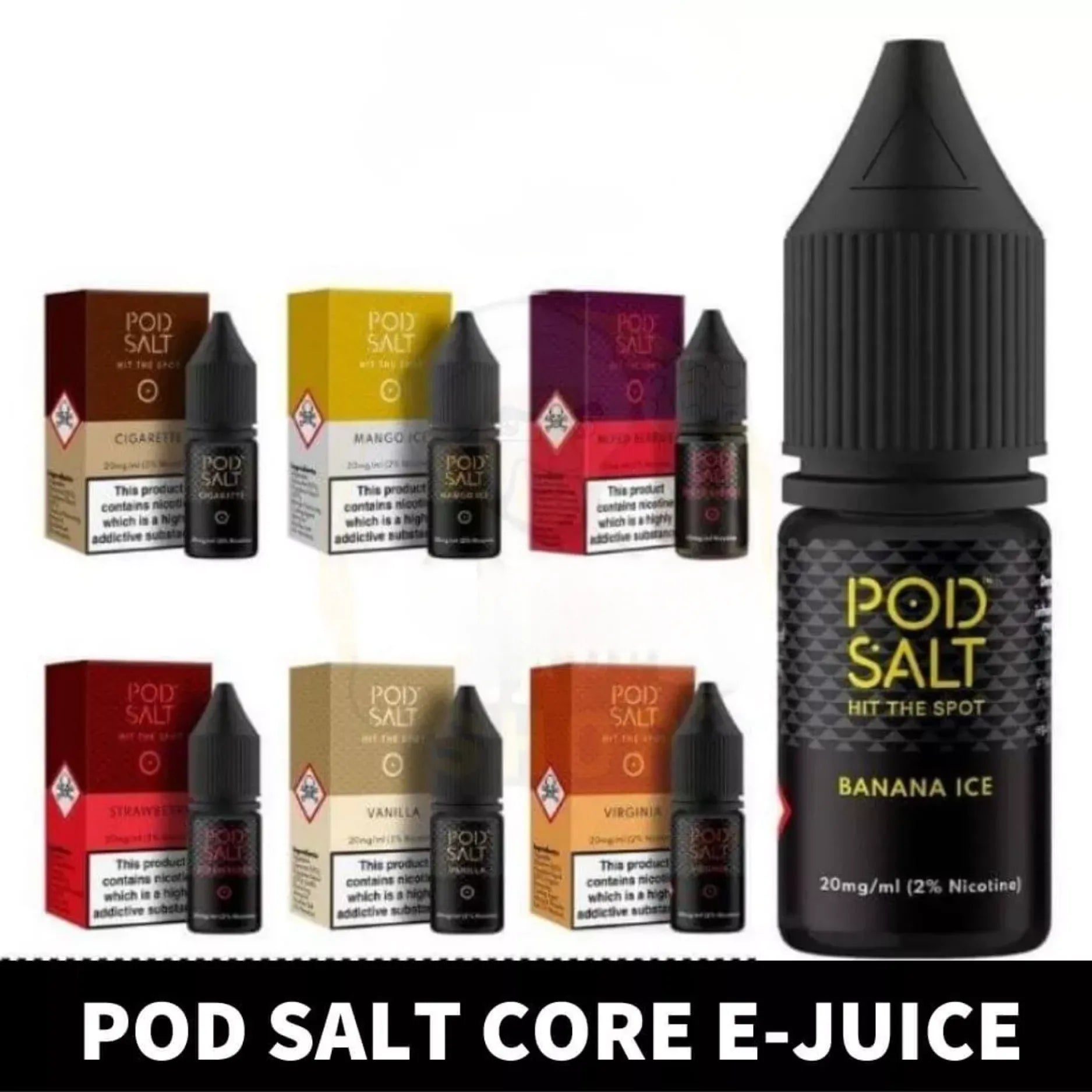Pod Salt Core Salt Nicotine 20MG 30ML E-Juice