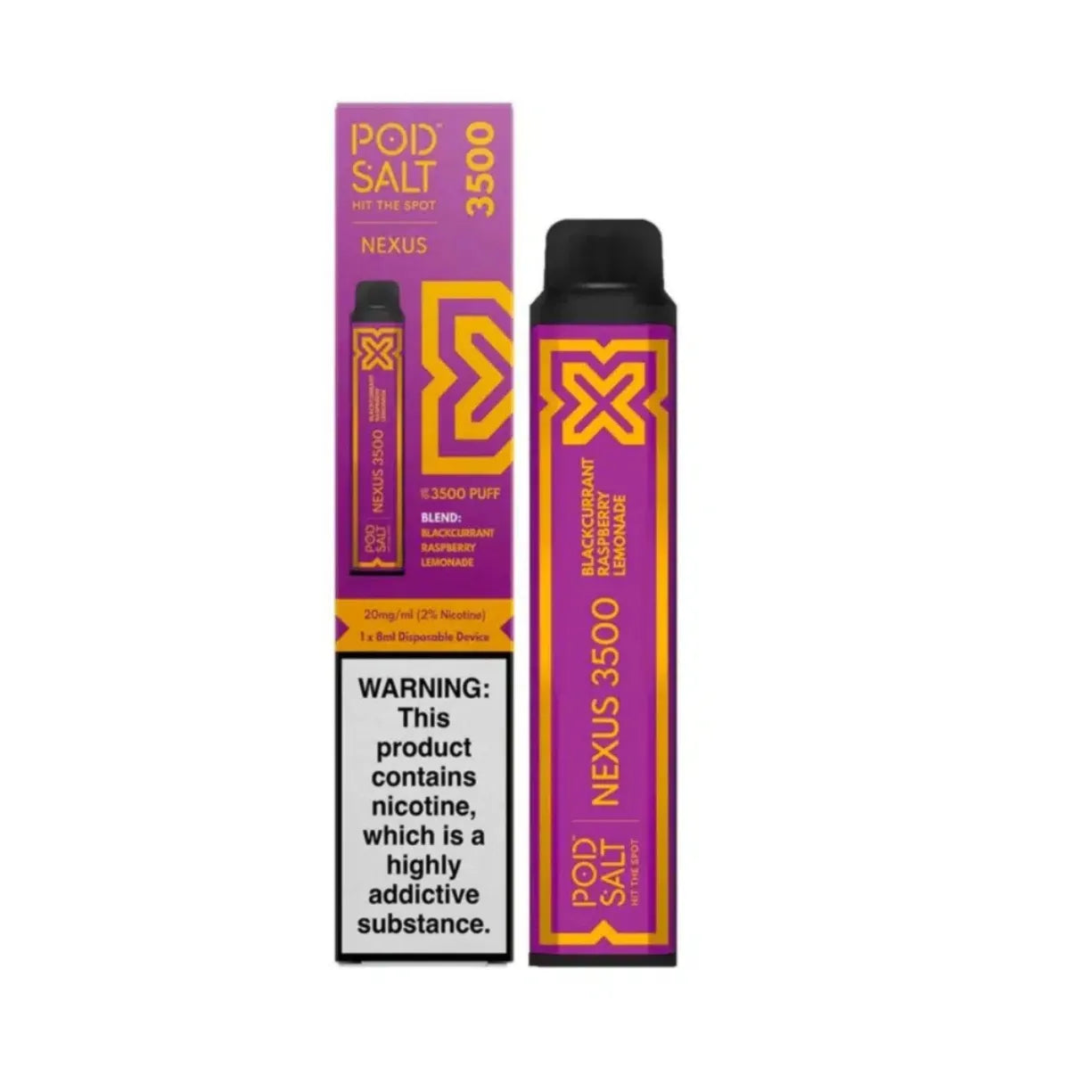 Pod Salt Nexus 3500 Puffs Disposable Vape in Dubai