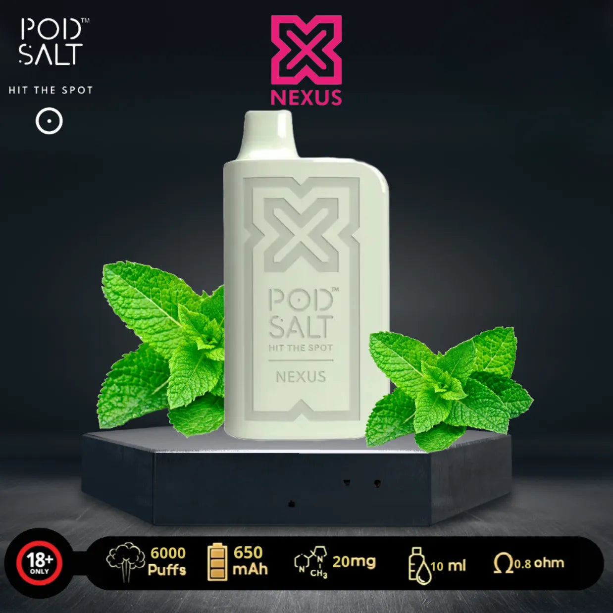 Pod Salt Nexus 6000 Puffs Disposable Vape in Dubai