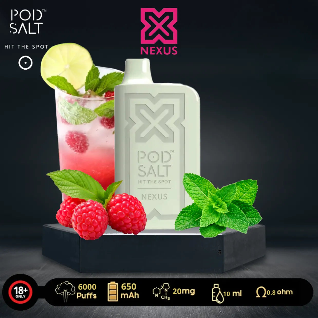 Pod Salt Nexus 6000 Puffs Disposable Vape in Dubai