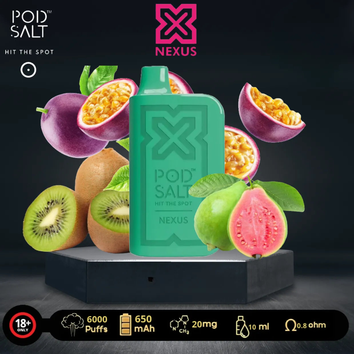 Pod Salt Nexus 6000 Puffs Disposable Vape in Dubai