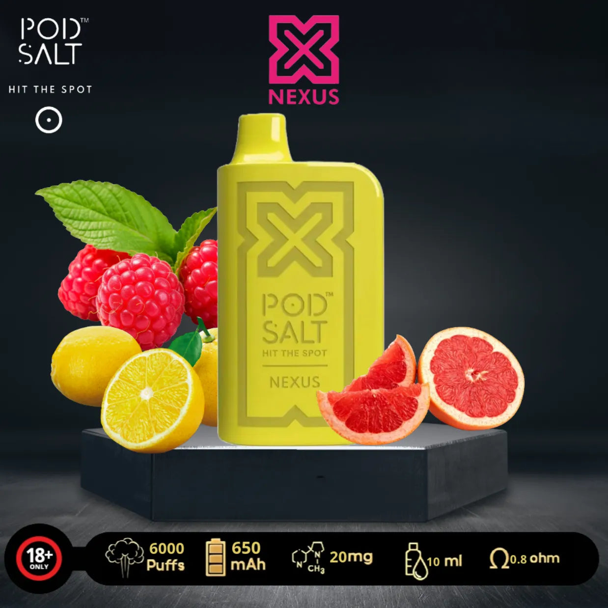 Pod Salt Nexus 6000 Puffs Disposable Vape in Dubai
