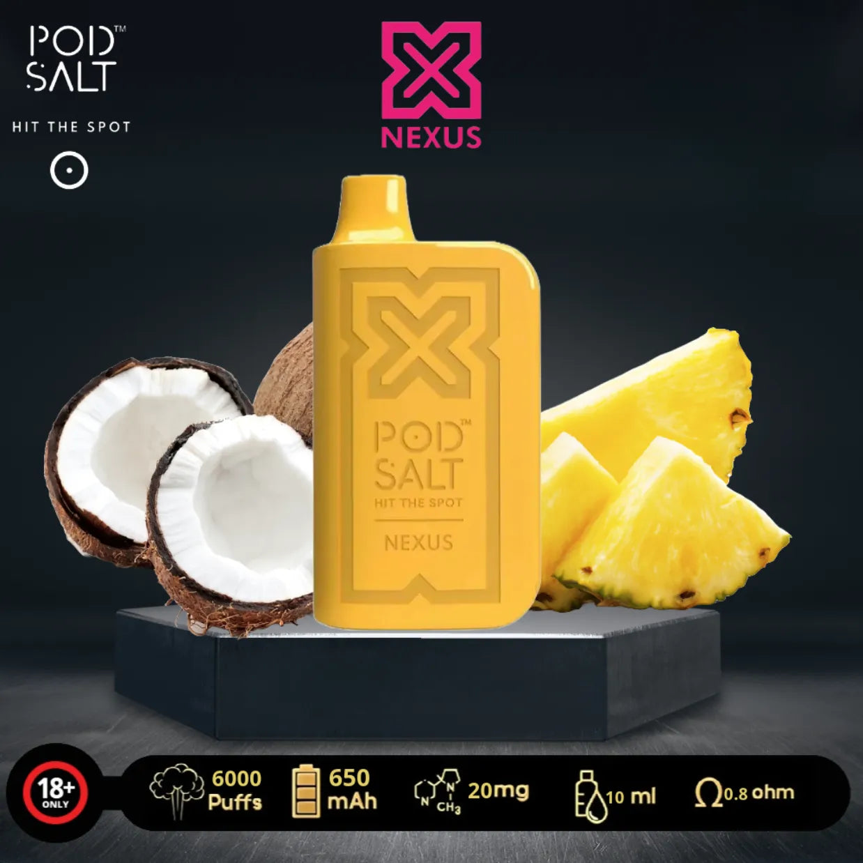 Pod Salt Nexus 6000 Puffs Disposable Vape in Dubai