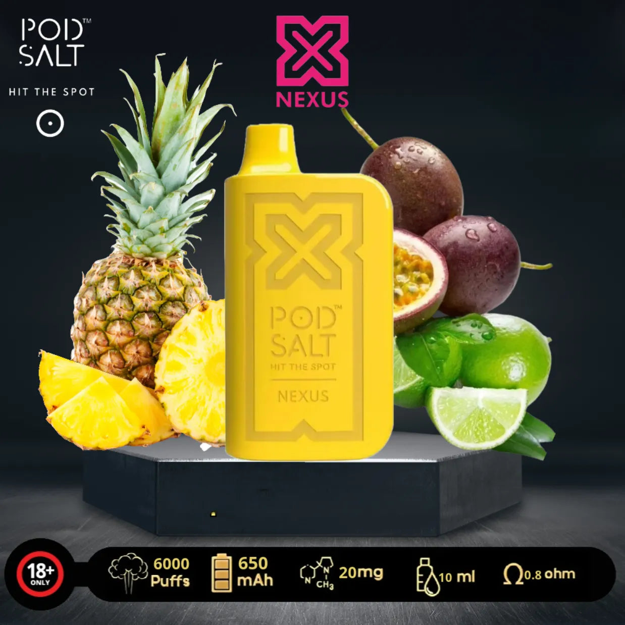 Pod Salt Nexus 6000 Puffs Disposable Vape in Dubai
