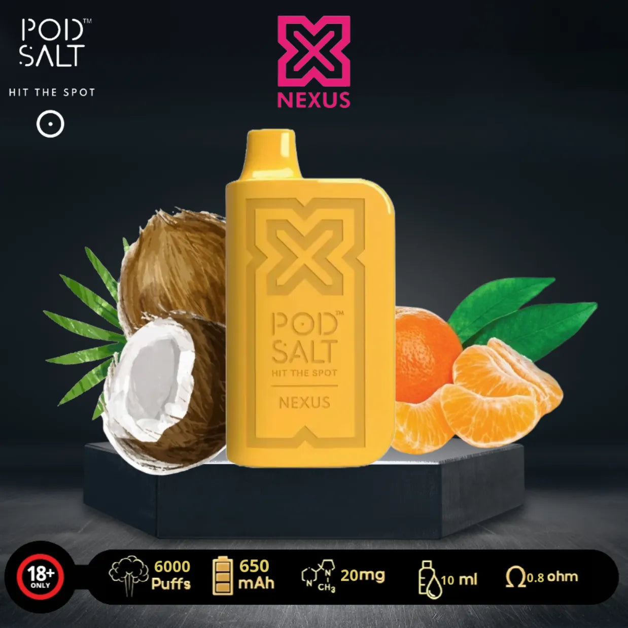 Pod Salt Nexus 6000 Puffs Disposable Vape in Dubai