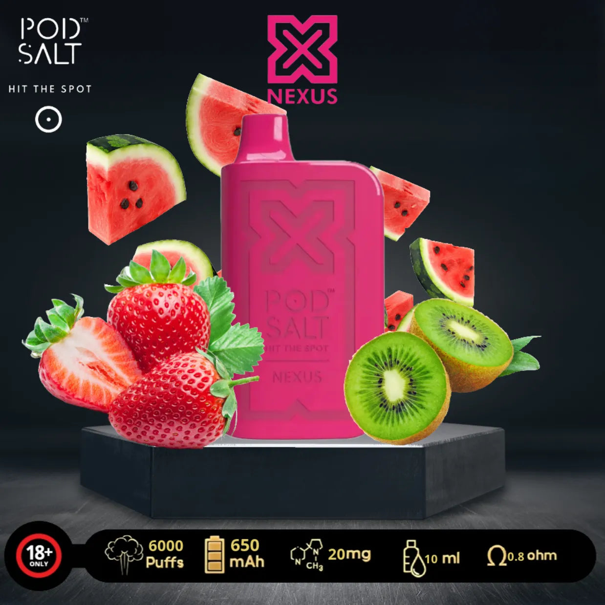 Pod Salt Nexus 6000 Puffs Disposable Vape in Dubai