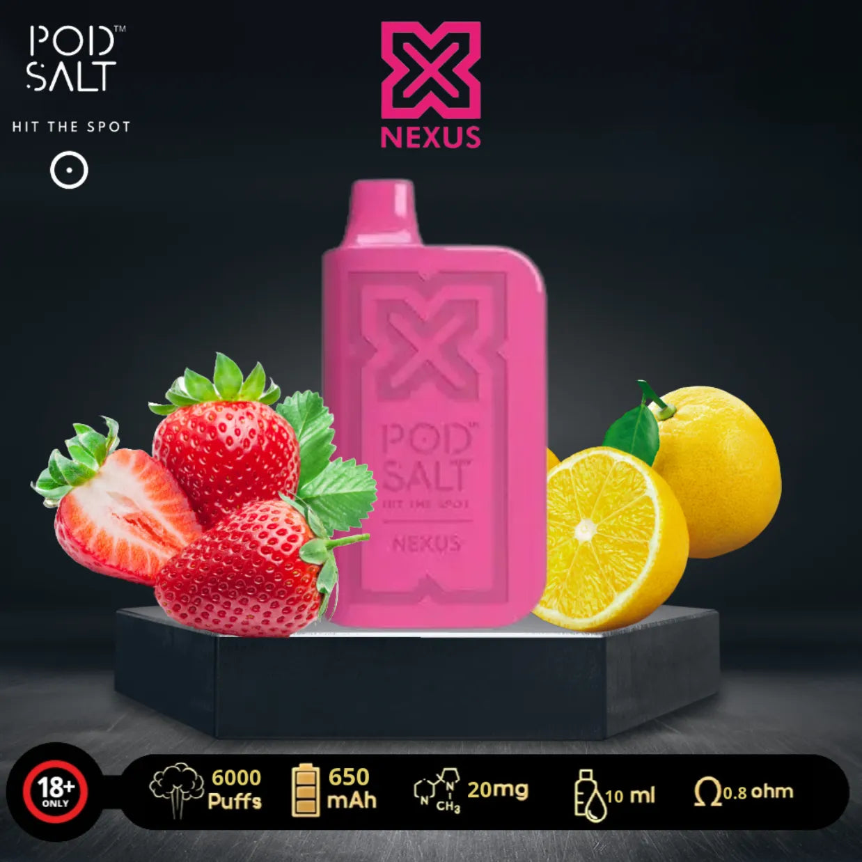 Pod Salt Nexus 6000 Puffs Disposable Vape in Dubai