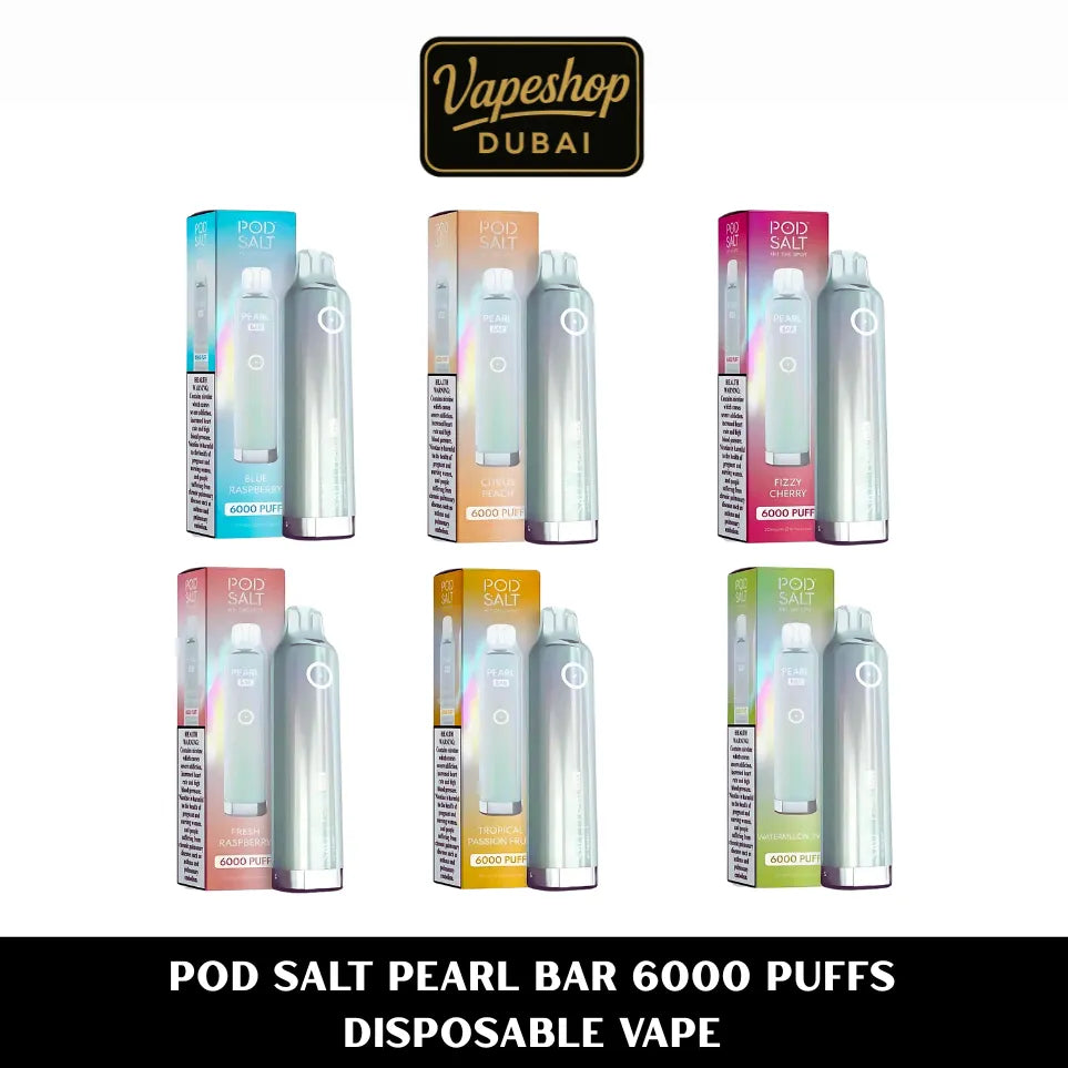 Pod Salt Pearl Bar 6000 Puffs 20mg/ml Disposable Vape in Dubai, UAE