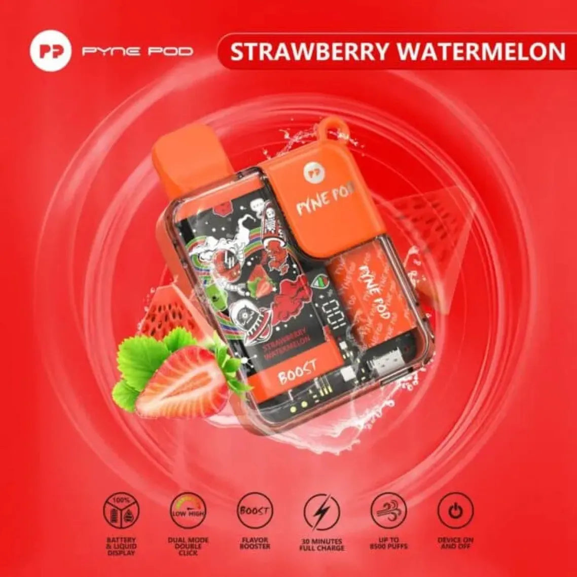 PYNE POD BOOST 8500 Puffs Disposable Vape In Dubai