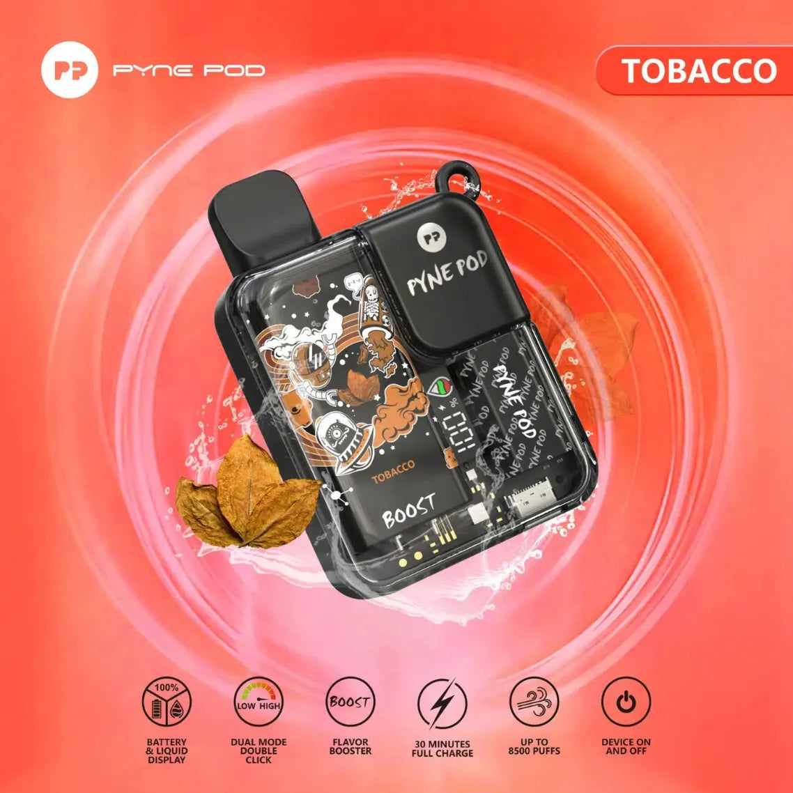 PYNE POD BOOST 8500 Puffs Disposable Vape In Dubai