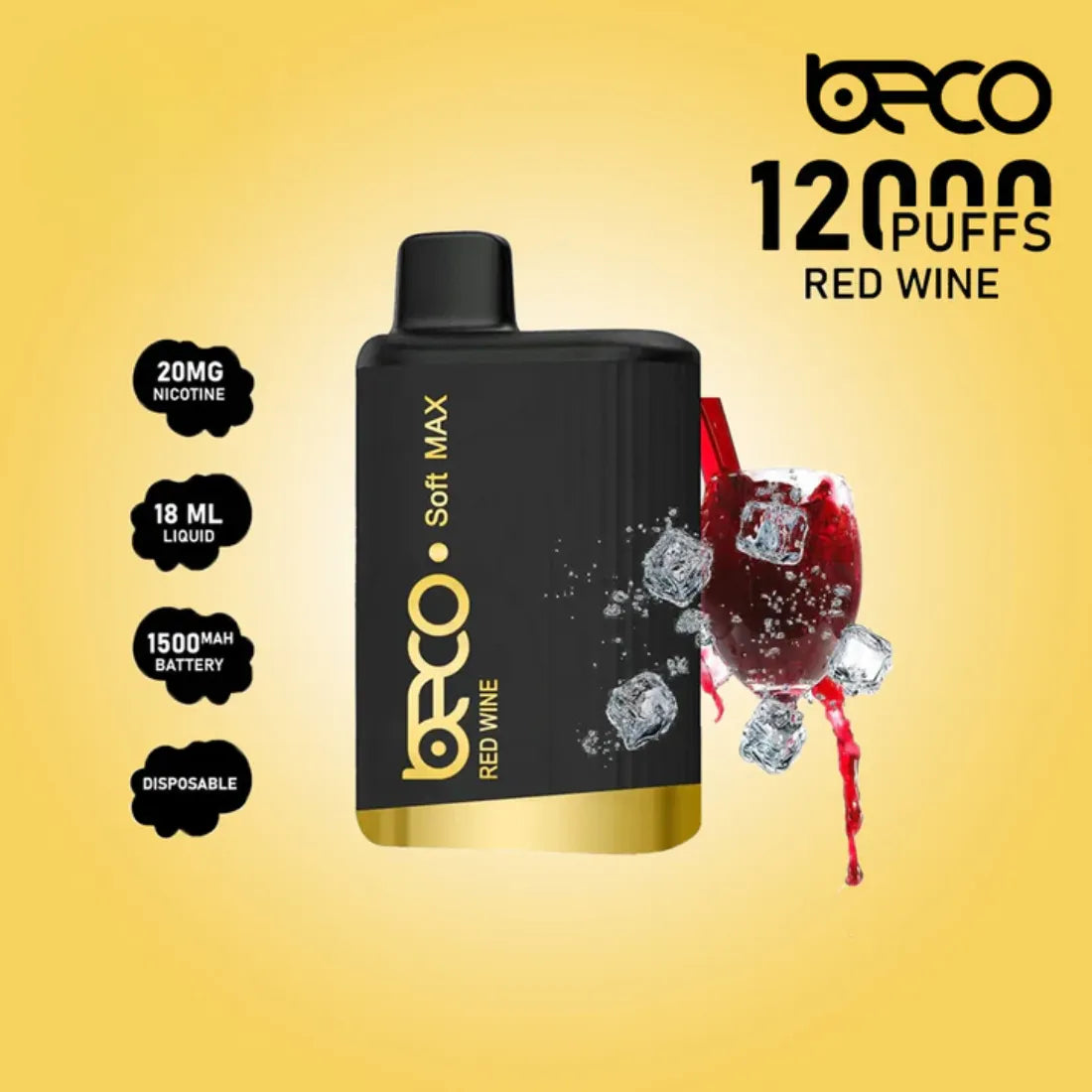 Beco Soft Max 12000 Puffs Disposable Vape 20mg in Dubai, UAE