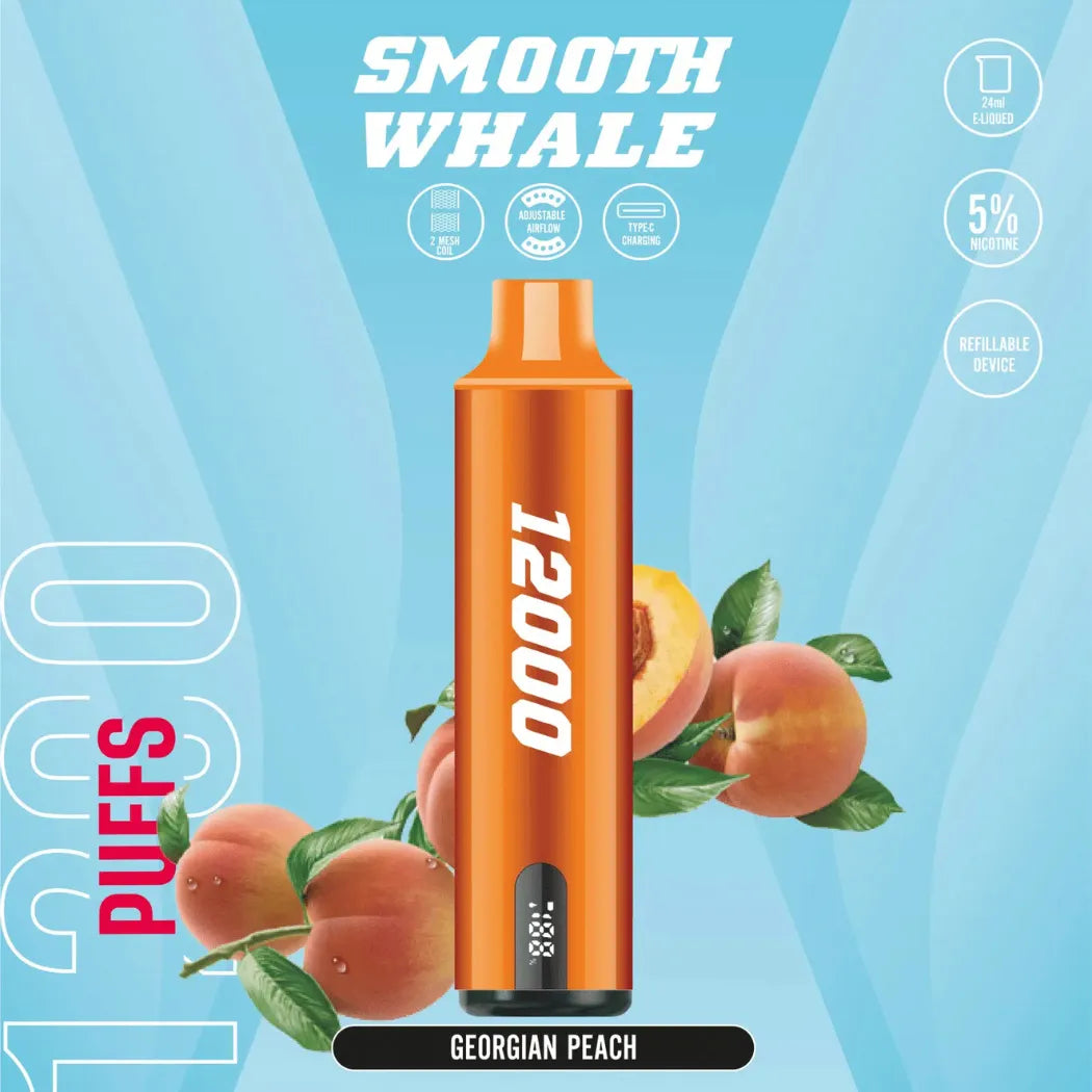 SMOOTH Whale 12000 Puffs Disposable Vape 2% & 5% in Dubai, UAE