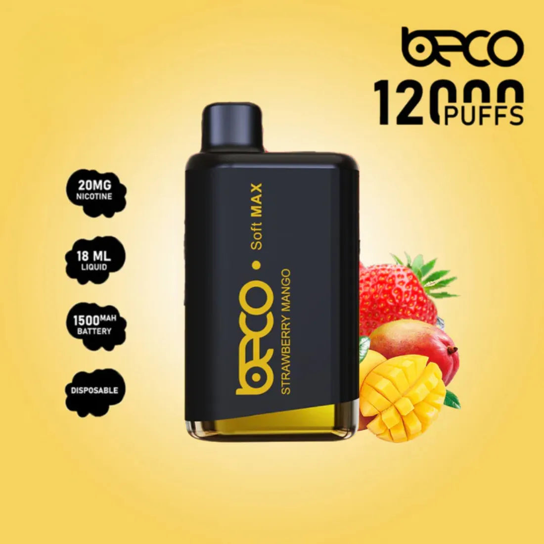 Beco Soft Max 12000 Puffs Disposable Vape 20mg in Dubai, UAE