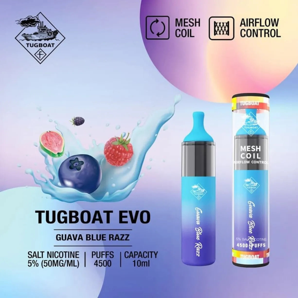 Tugboat Evo 4500 Puffs Disposable Vape in Dubai, UAE