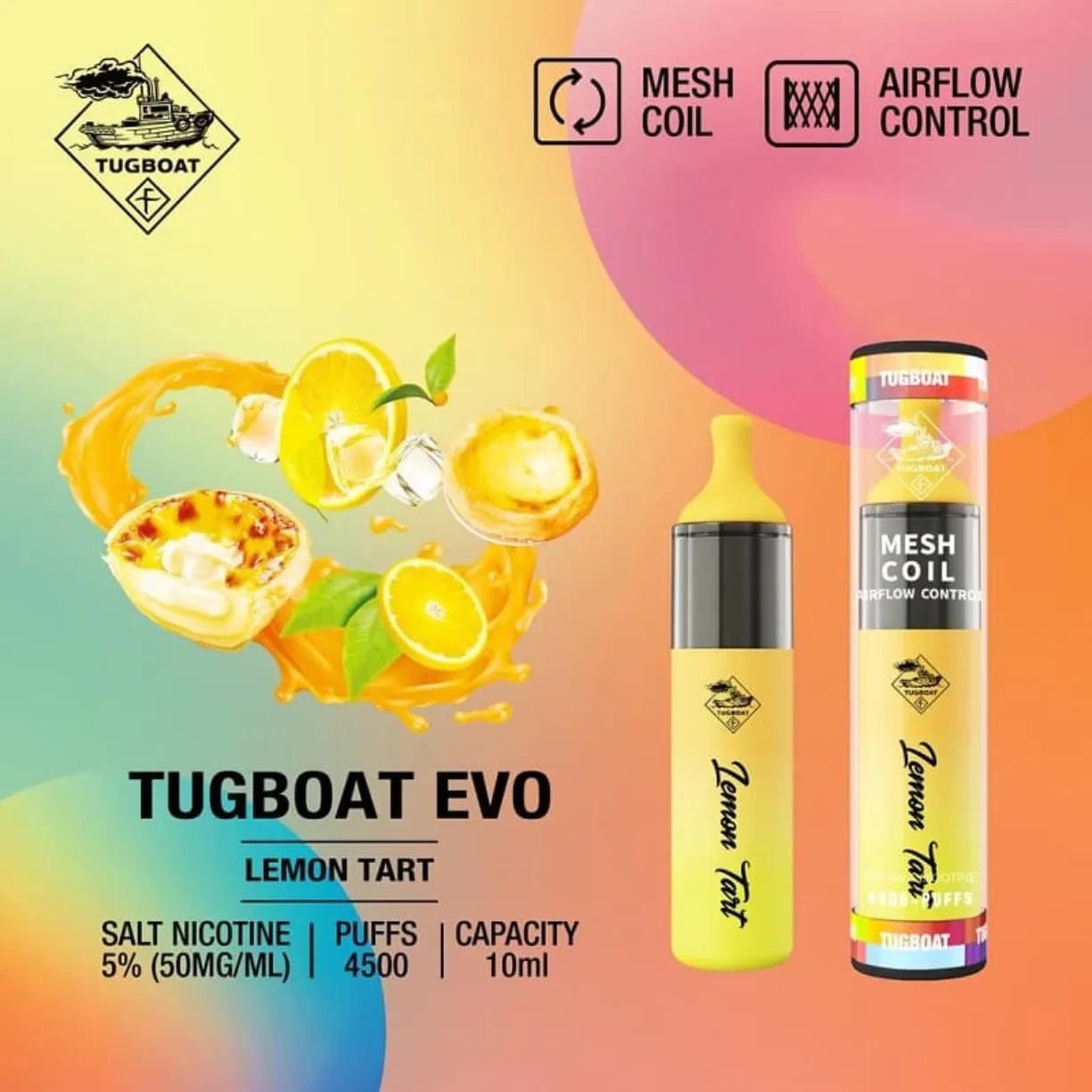 Tugboat Evo 4500 Puffs Disposable Vape in Dubai, UAE