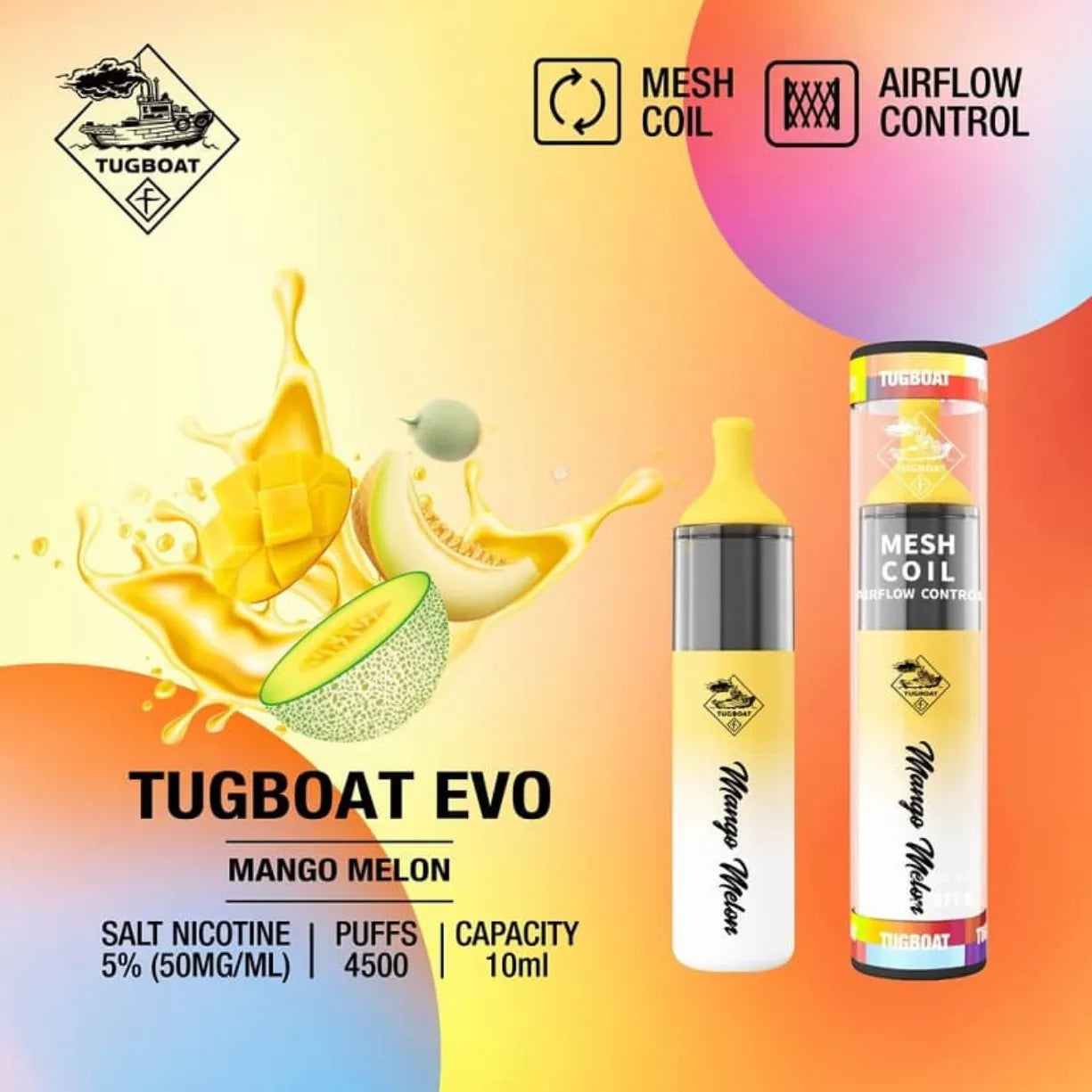 Tugboat Evo 4500 Puffs Disposable Vape in Dubai, UAE