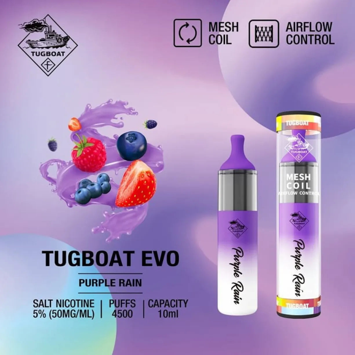 Tugboat Evo 4500 Puffs Disposable Vape in Dubai, UAE