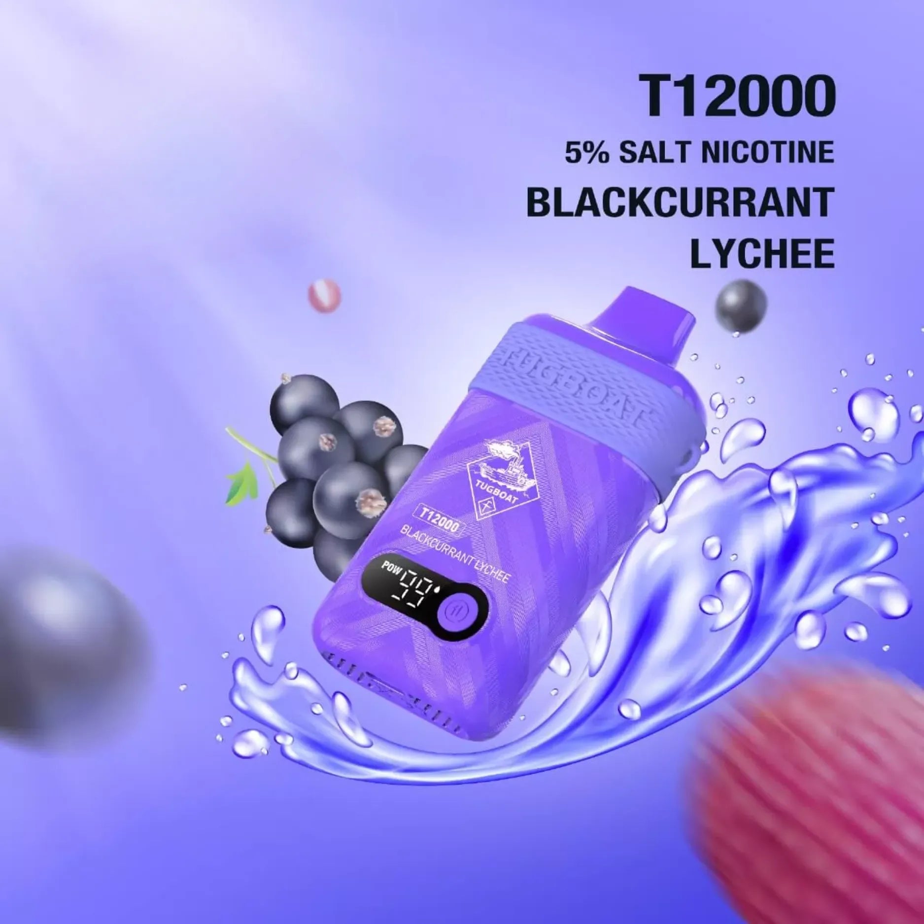 Tugboat T12000 puffs 50 MG rechargeable vape