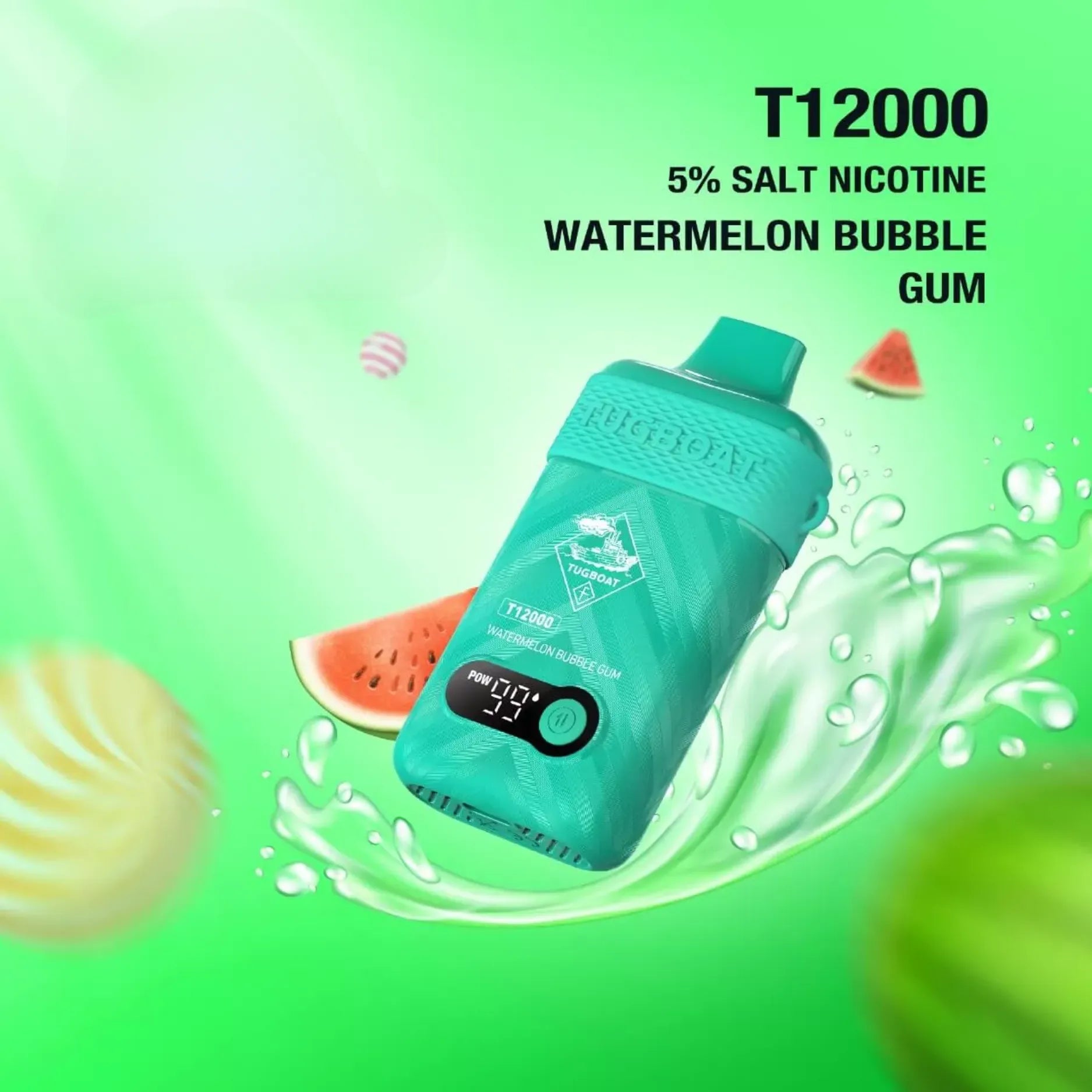 Tugboat T12000 puffs 50 MG rechargeable vape