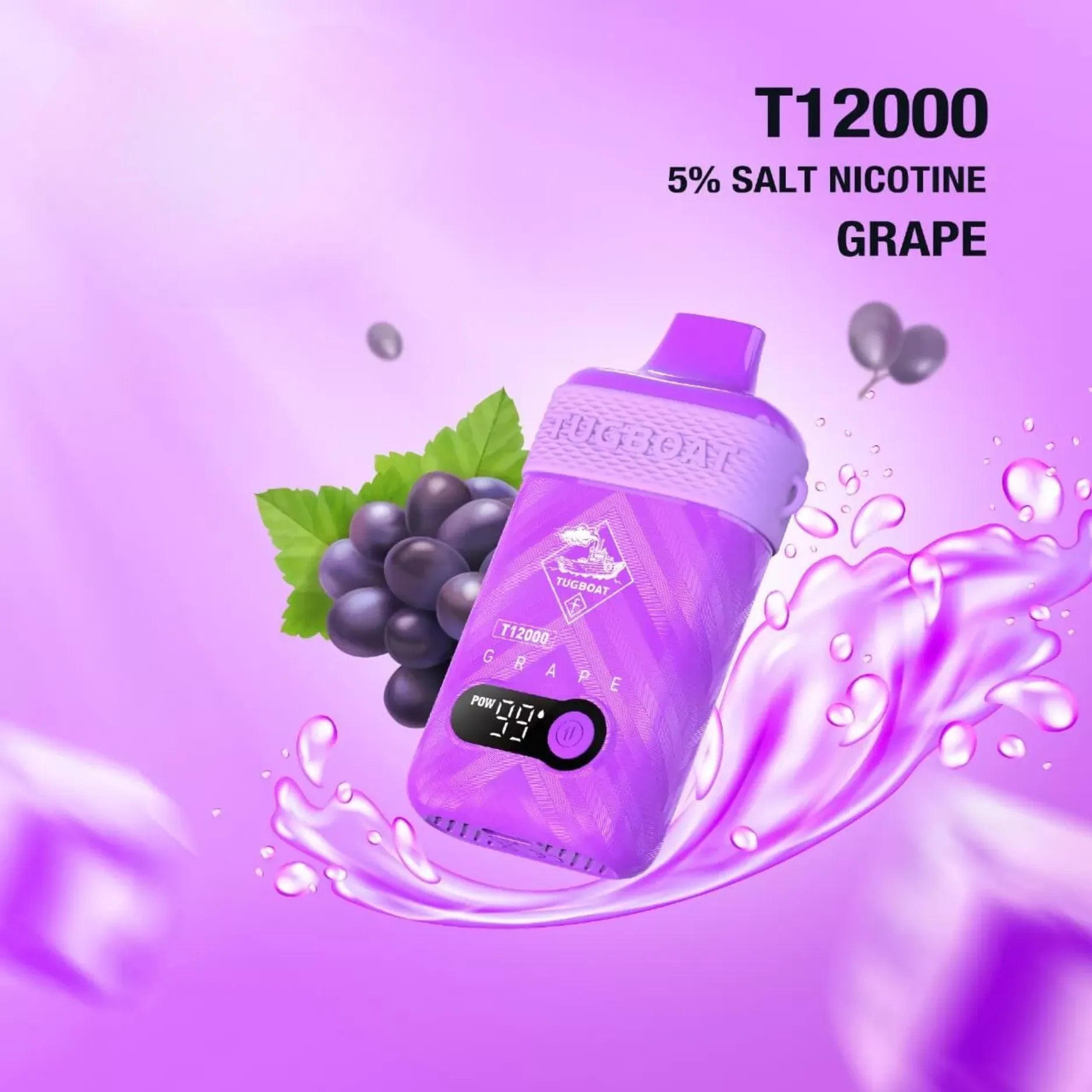 Tugboat T12000 puffs 50 MG rechargeable vape
