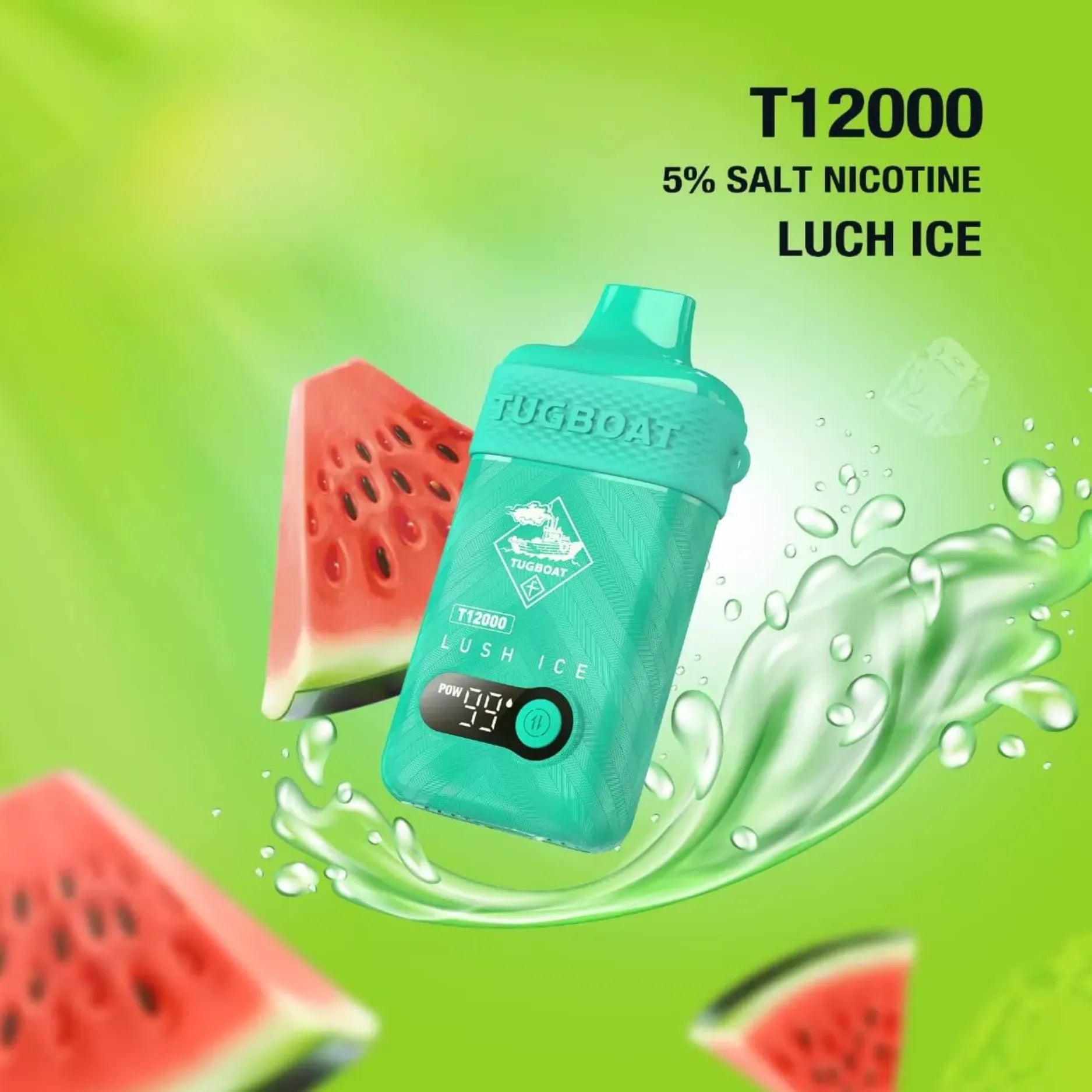 Tugboat T12000 puffs 50 MG rechargeable vape