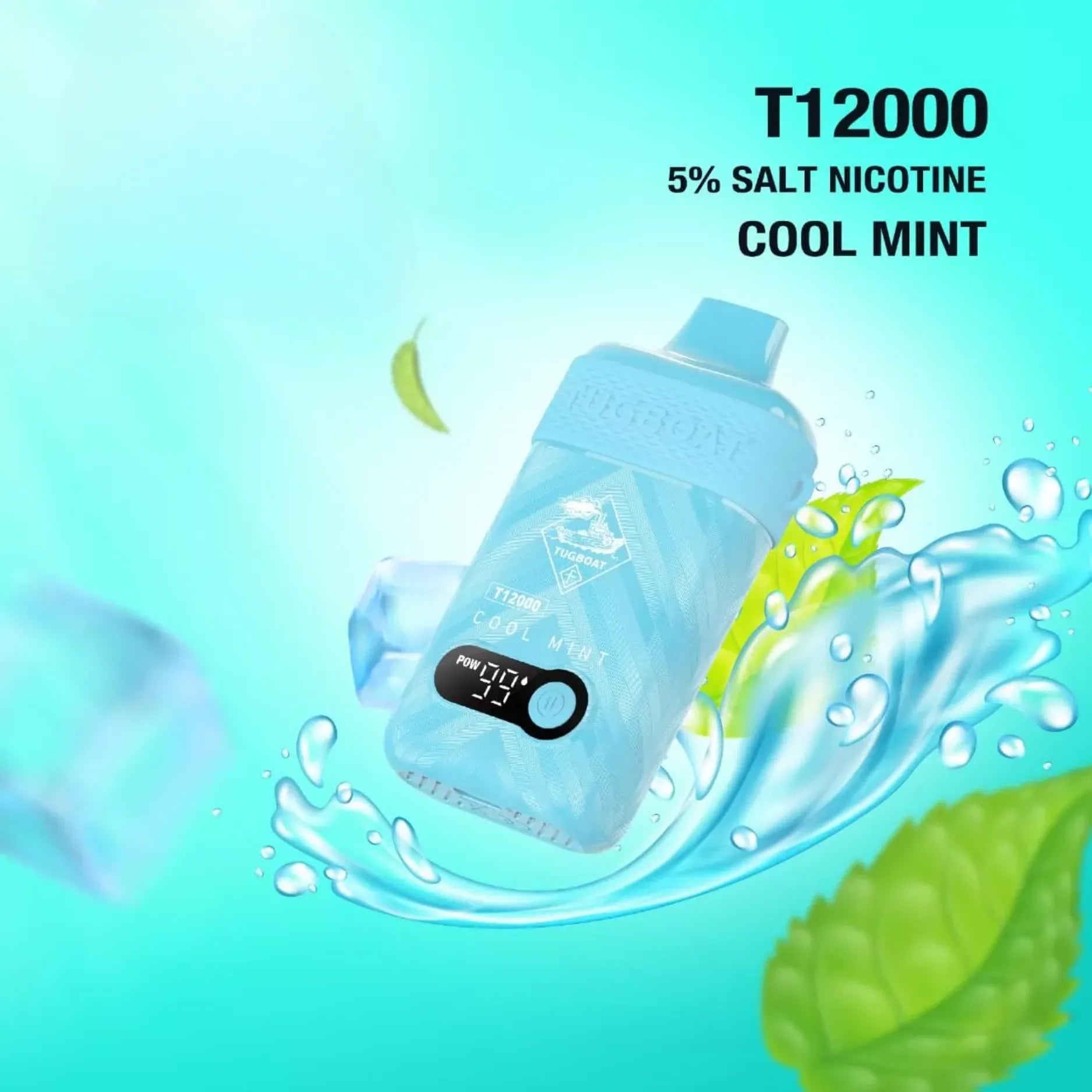 Tugboat T12000 puffs 50 MG rechargeable vape