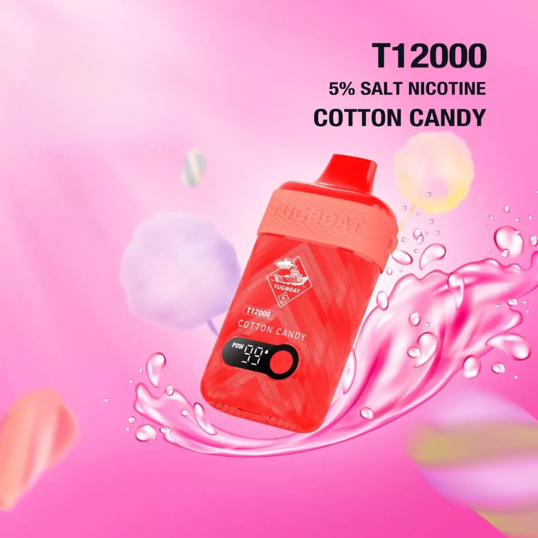 Tugboat T12000 puffs 50 MG rechargeable vape
