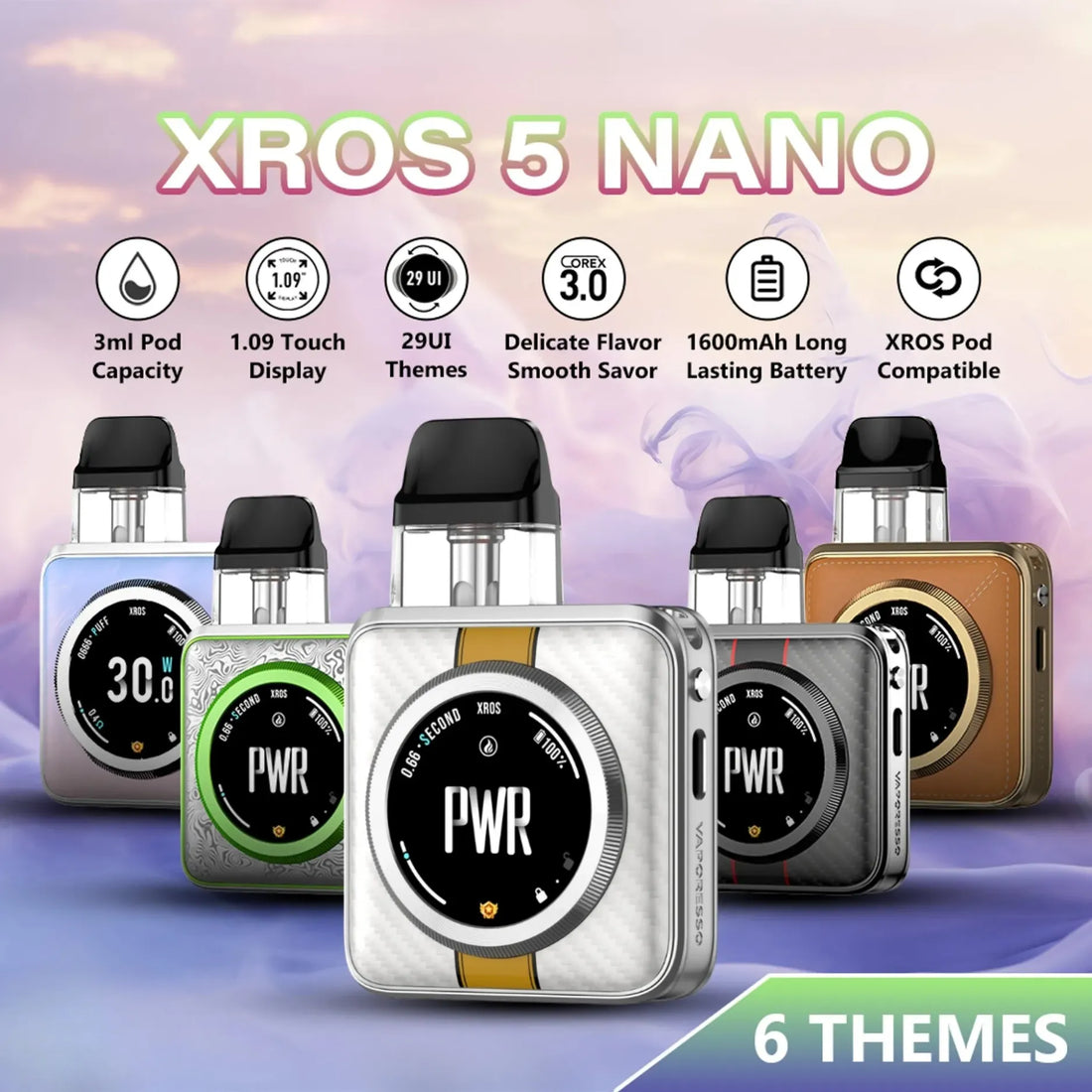 Vaporesso XROS 5 Nano Vape Kit 30W